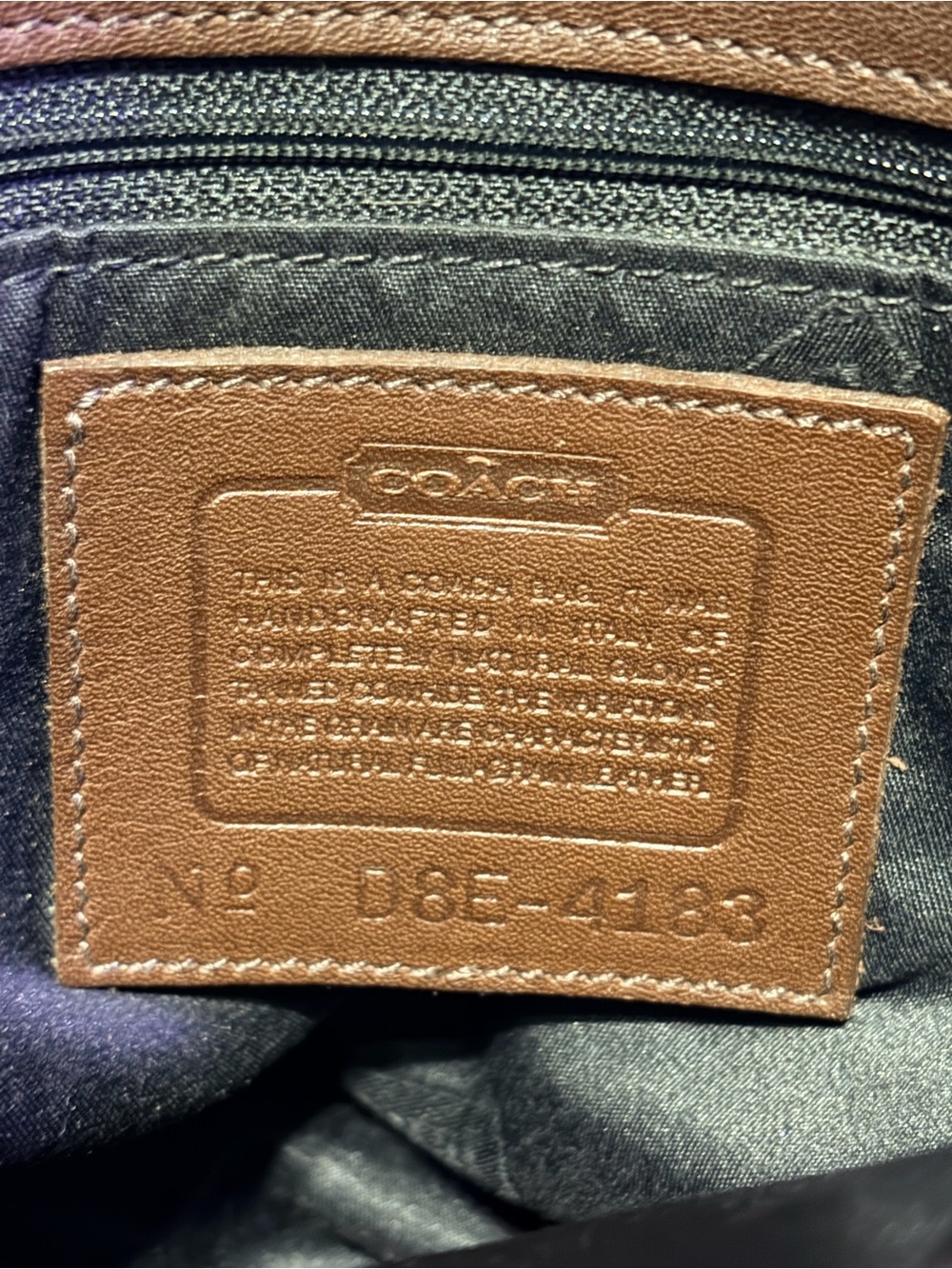 Vintage Coach Lexington Flap 4183 Mahogany Leather Shoulder Bag 1998 Italy - Picture 5 of 9